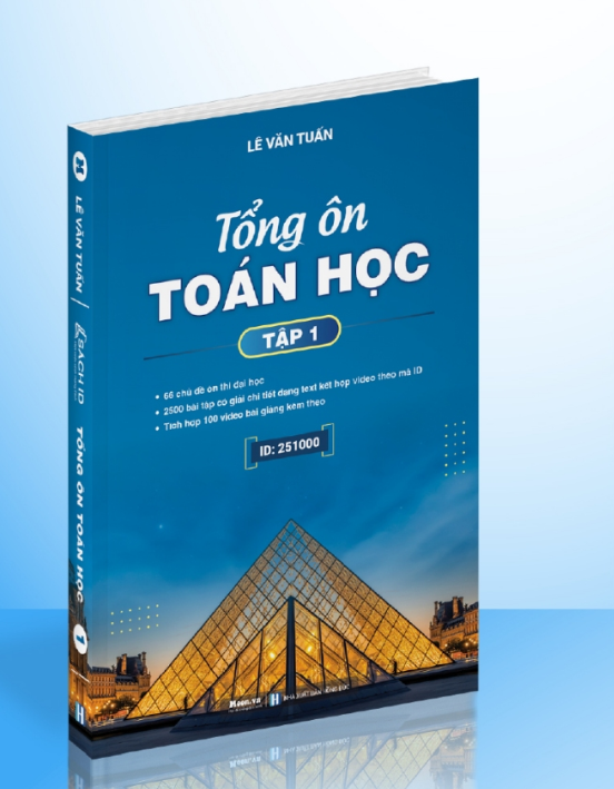 Sách ID tổng ôn toán học lớp 12 tự học luyện thi thpt quốc gia môn toán moonbook 2023.