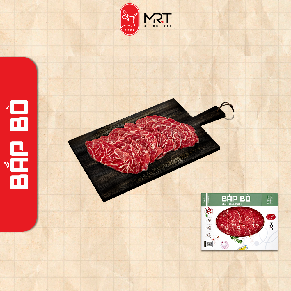 Bắp Bò Úc 500gr | 100% nhập khẩu | Dùng ăn lẩu và nướng | Giao siêu tốc HCM | Mr.T Beef
