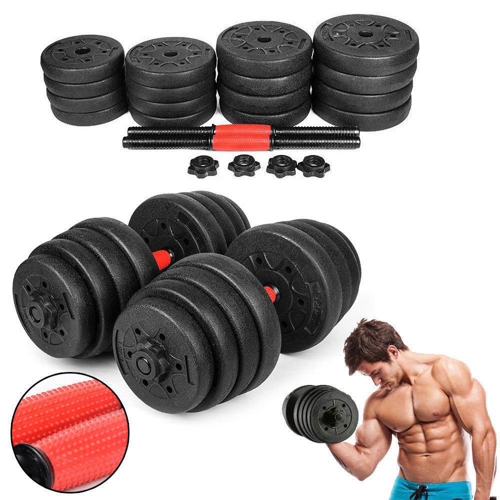 Tạ Tập Tay 10kg - Bộ Tạ Tay Đa Năng Điều Chỉnh Cân Nặng - Bộ Tạ Tập Gym Tại Nhà - Kết Hợp Tạ Tay, Tạ Đẩy, Tạ Đòn - Phân loại (10kg) - Hàng Chính Hãng