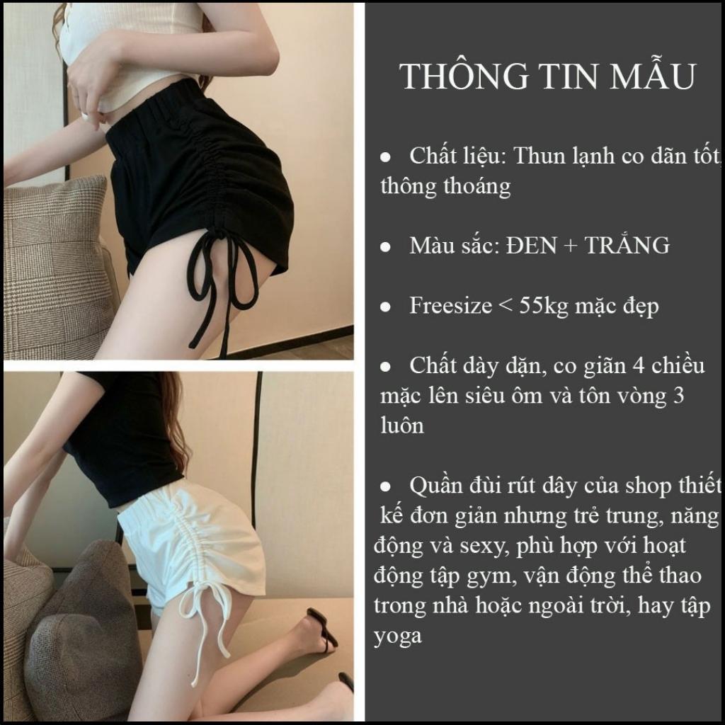 Quần Đùi Nữ Rút Dây GenY - Quần Shorts Nữ Tôn Mông Siêu Sexy