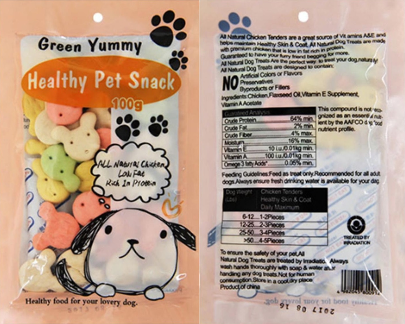 Bánh thưởng cho chó vị thịt gà