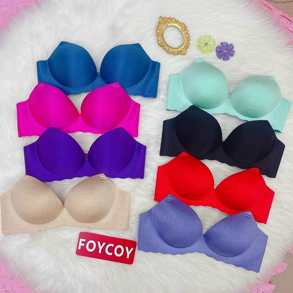 Áo Lót Su Kẻ Đệm Dày Không Gọng Nâng Ngực