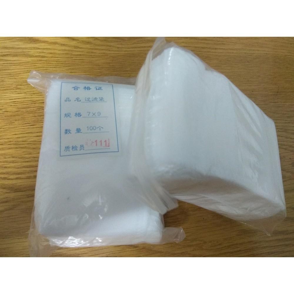 Túi lọc dùng đựng phân tan chậm khổ 7x9 cm - gói 100 túi