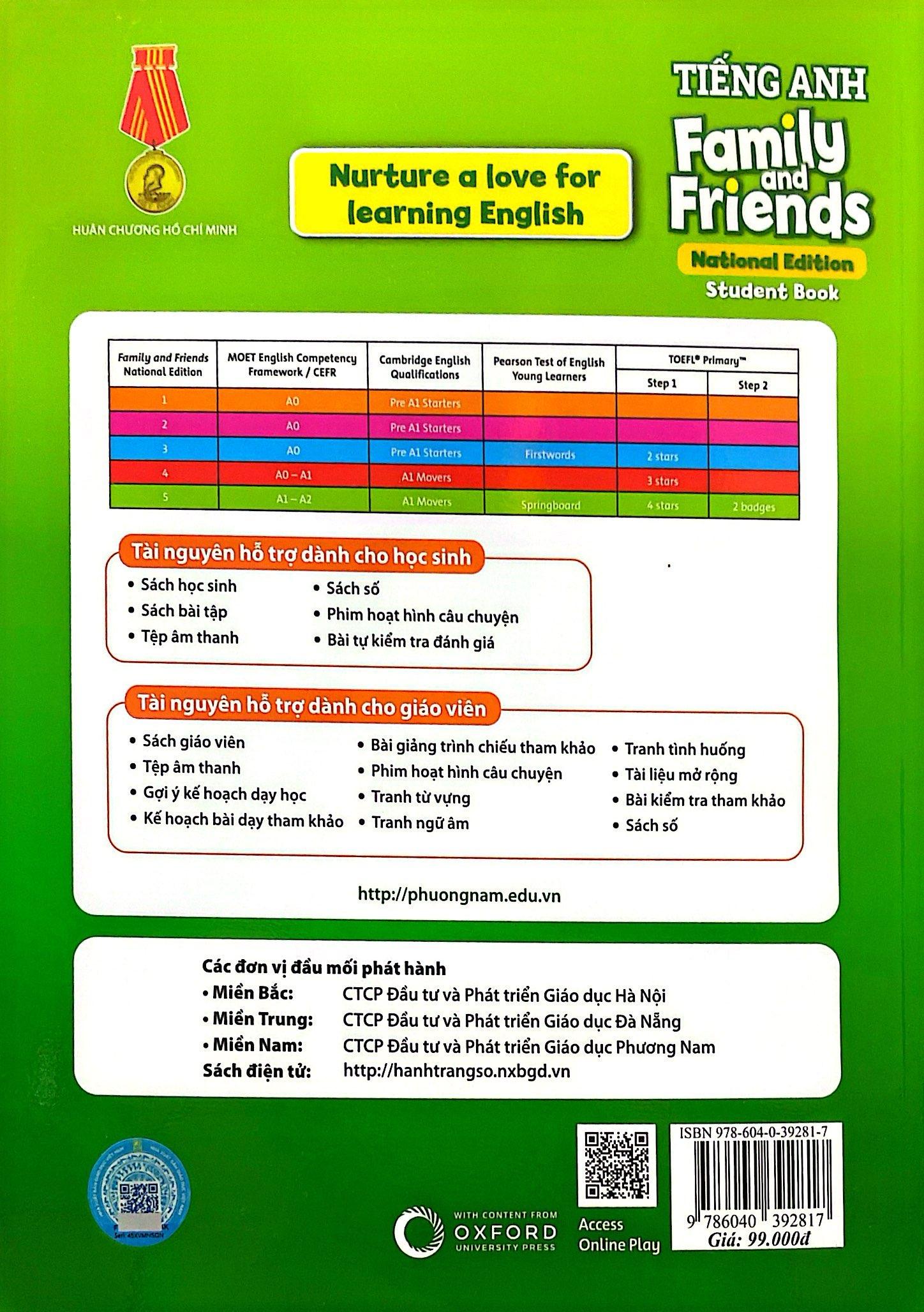 Tiếng Anh 5 - Family And Friends - National Edition - Student Book (2024)