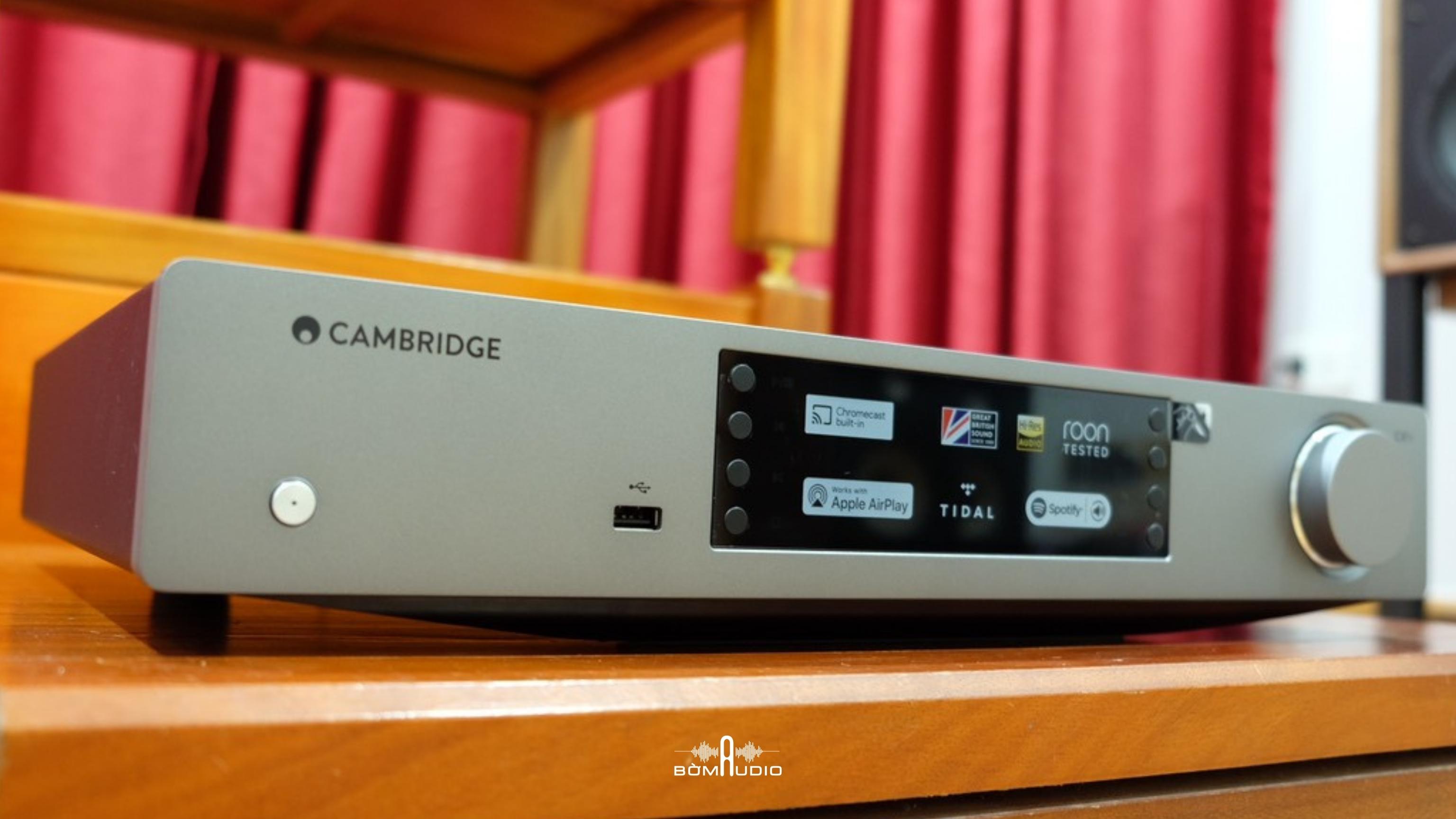 CAMBRIDGE AUDIO CXN V2 | DAC MUSIC SERVER | Giải Mã 384kHz / 24bit - Hỗ Trợ FLAC, ALAC, WAV, AIFF, MP3, WMA, AAC, Ogg - Phát Nhạc Ổ Cứng - Kết Nối Wifi Nghe Đa Phòng - Stream Nhạc Trực Tuyến: Spotify, Airplay, Internet Radio | Hàng Chính Hãng _ Mới 100%