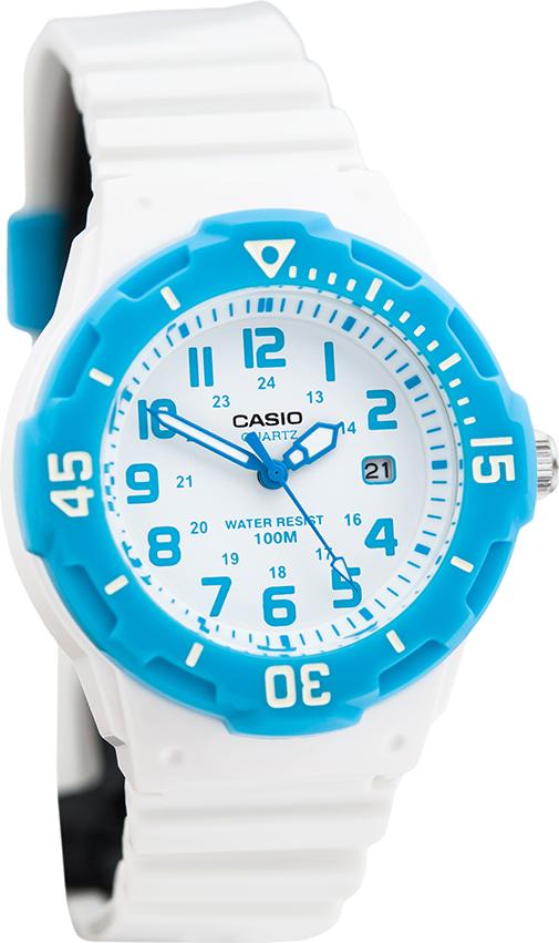 Đồng Hồ Nữ Dây Nhựa Casio LRW-200H-2BVDF (33mm) - Xanh Trắng