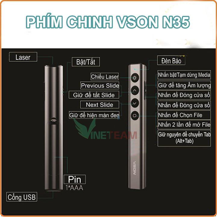 Bút trình chiếu Slide VSON - N35 -dc4331