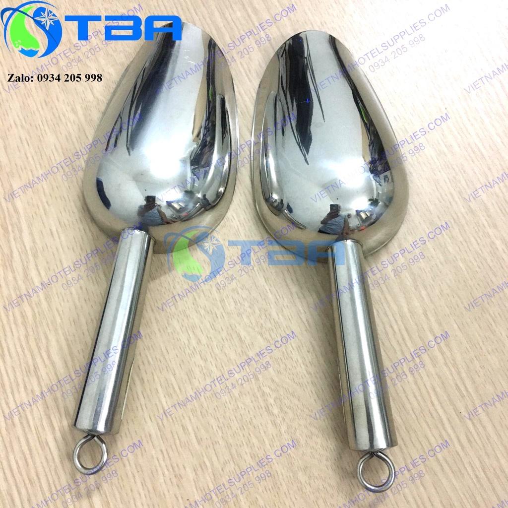 Dụng cụ xúc đá inox cao cấp phục vụ quán bar nhà hàng