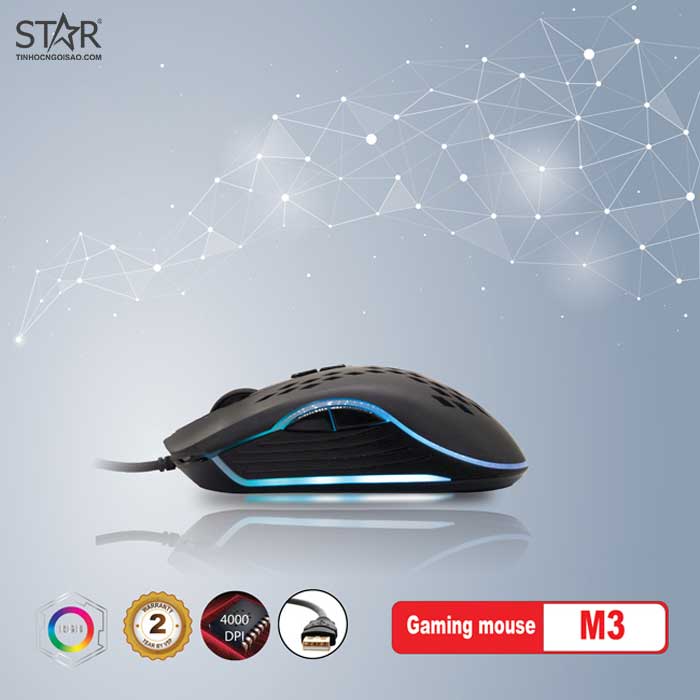 Mouse GIZA M3 Gaming (4000 DPI) - JL - HÀNG CHÍNH HÃNG