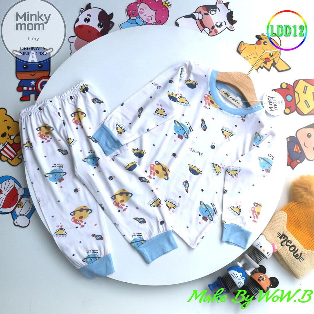 Bộ Dài Tay Cho Bé LDD12 Đồ Bộ Họa Tiết Dễ Thương Thun Lạnh Cao Cấp Mềm Mịn Thoáng Mát