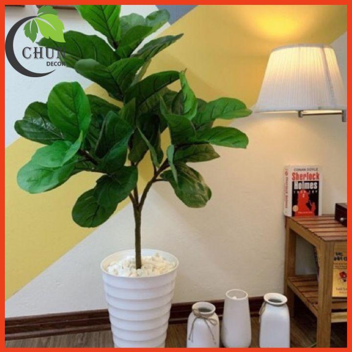 Chậu nhựa trồng cây cảnh, cây hoa giả nhiều mẫu kích thước 40cm, 37cm, 33cm