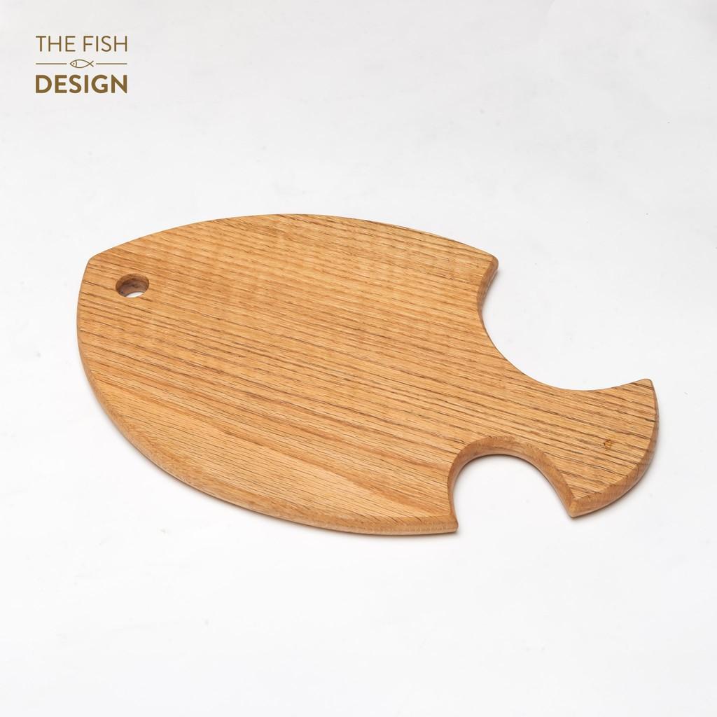 THỚT GỖ SỒI HÌNH CÁ TRÒN | THE FISH DESIGN