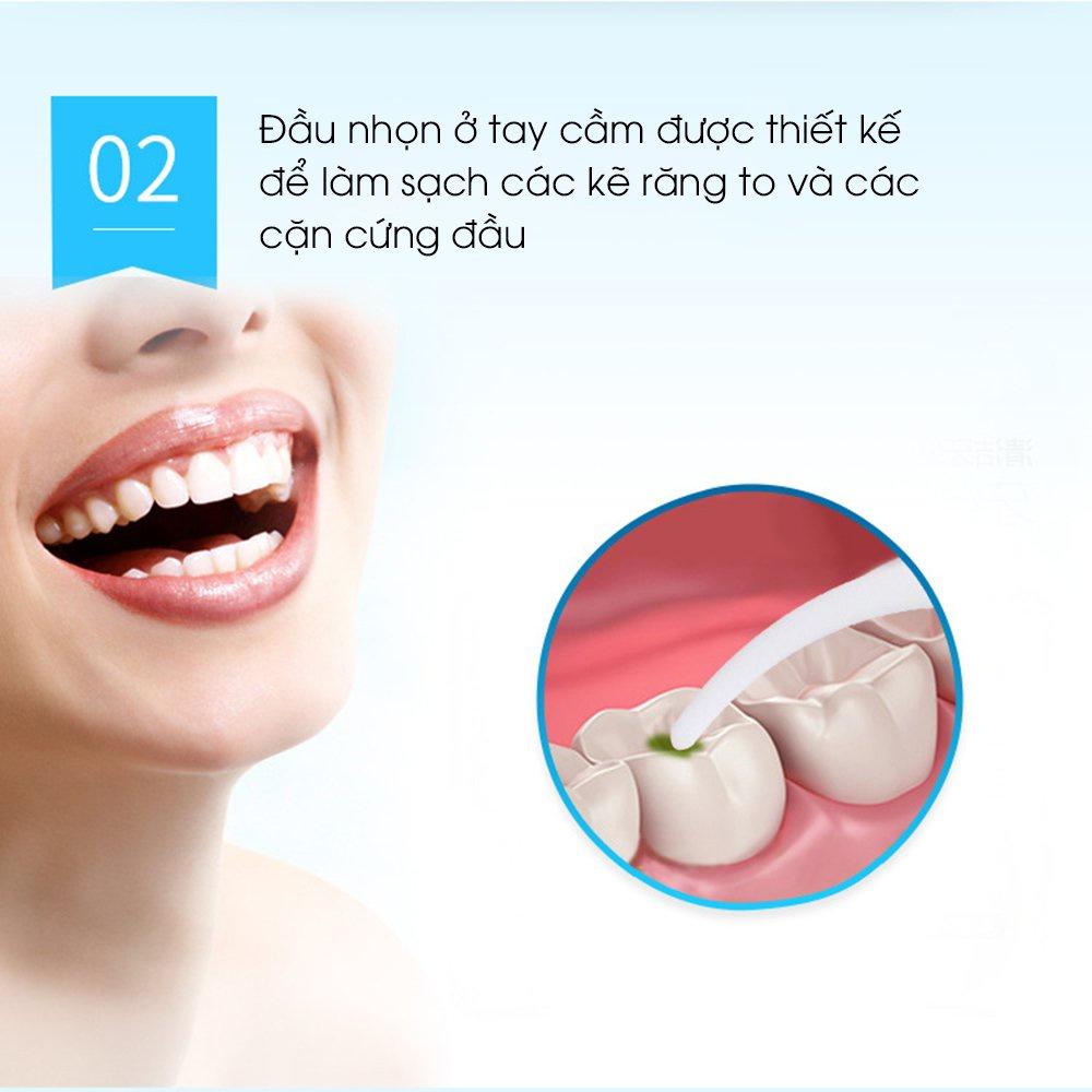 Hộp 50 cây tăm nha khoa nhỏ gọn mang đi, Tiệt Trùng Vệ Sinh Răng Miệng Chất Lượng Cao, àm sạch cặn bẩn ở các kẽ răng to