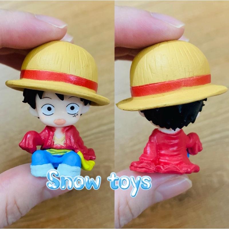 Mô hình One Piece - Mô hình Luffy Nami Zoro Law mô phỏng trang phục Cosplay Conan teo nhỏ - 4x4cm