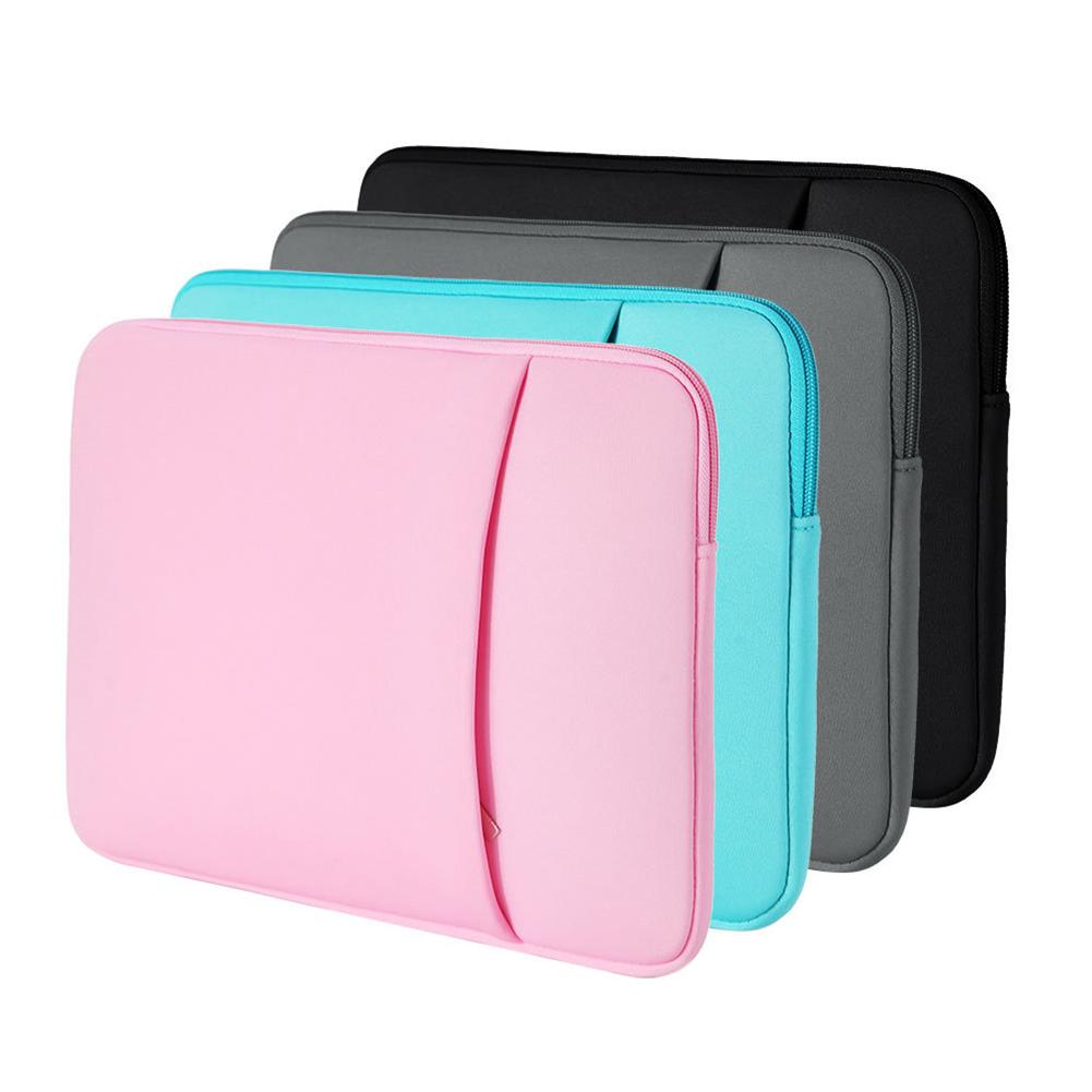 11 13 15.6 16 Inch Laptop Xách Tay Dành Cho Macbook Air Pro Matebook Retina Dành Cho Xiaomi Huawei HP Dell Máy Tính Bảng tay Áo Phối Túi