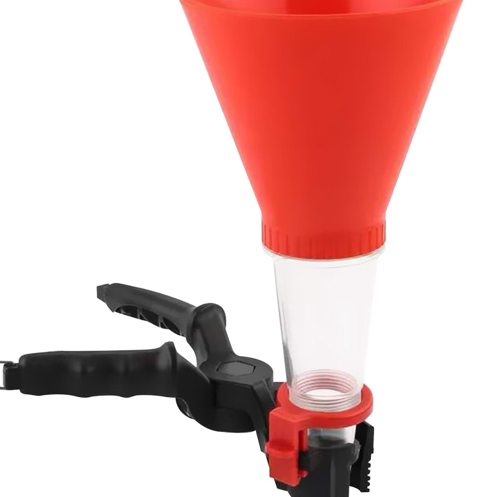 Engine Oil Funnel Oil Funnel Adapter Gasoline Funnels Filling Transfer Tool Clamp Hands Free Oil Funnel Automotive Fuel Funnel for Suvs