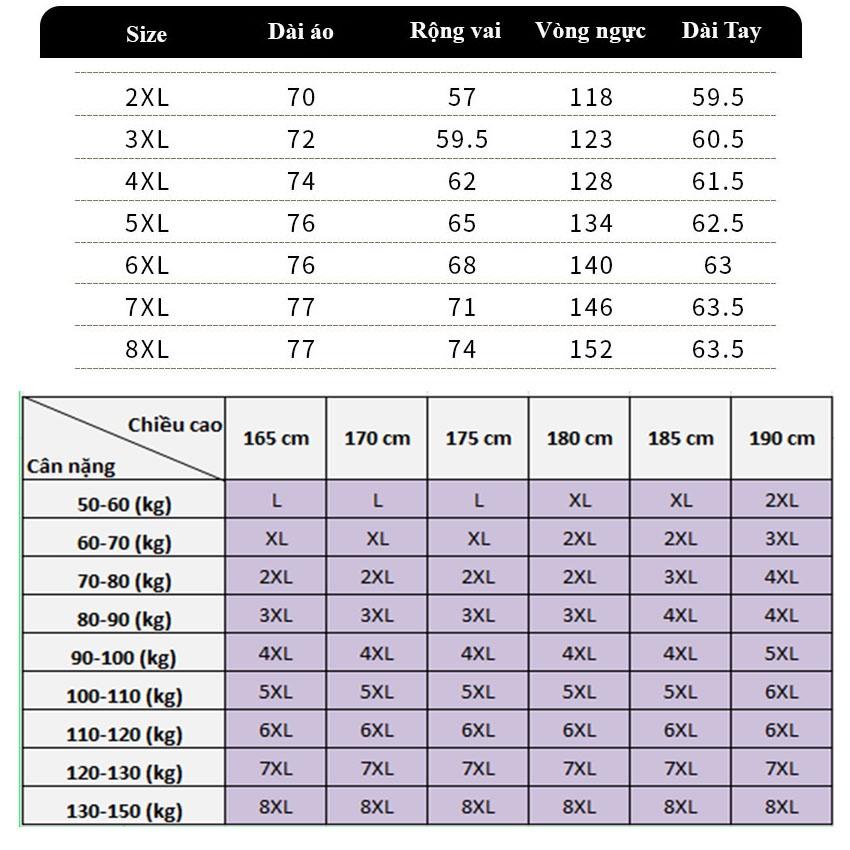 Áo Khoác Gió Nam Big Size Dành Cho Người Mập Người Béo Cân Nặng Từ 80-140kg