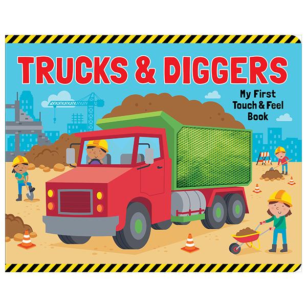 My First Touch &amp; Feel Board Book - Trucks &amp; Diggers