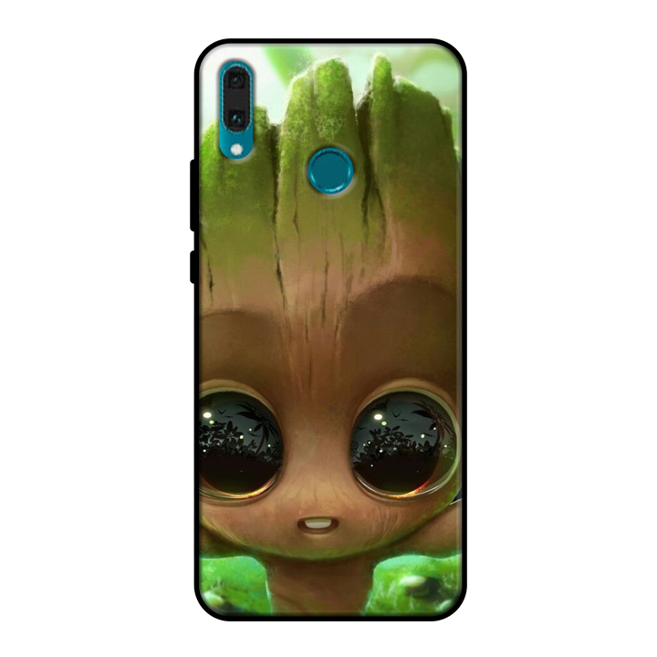 Ốp lưng điện thoại Huawei Y9 2019 viền silicon dẻo TPU  hình Gấu KAW