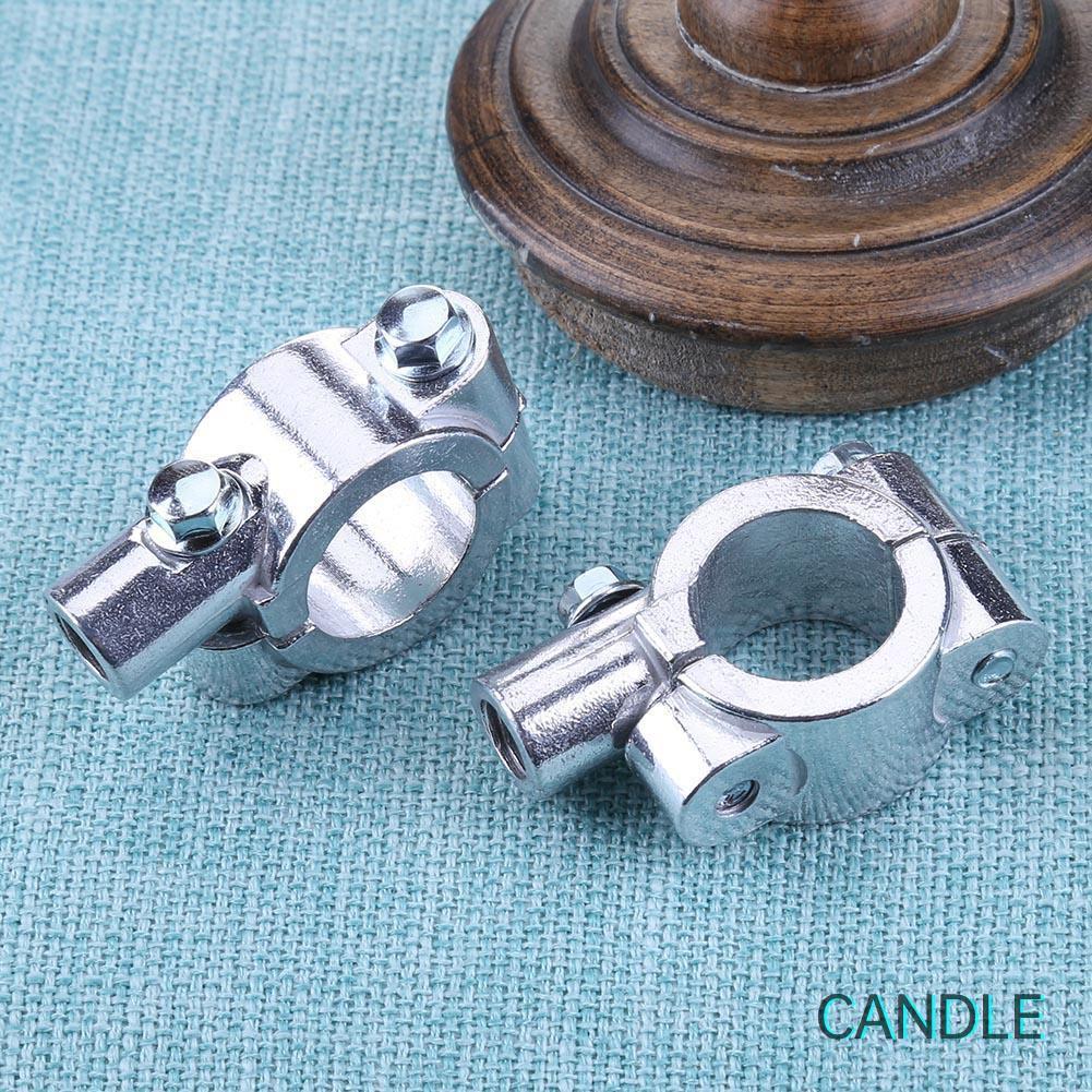 Set 2 Giá Đỡ Gương Chiếu Hậu 22mm Bằng Kim Loại Cho Xe Mô Tô