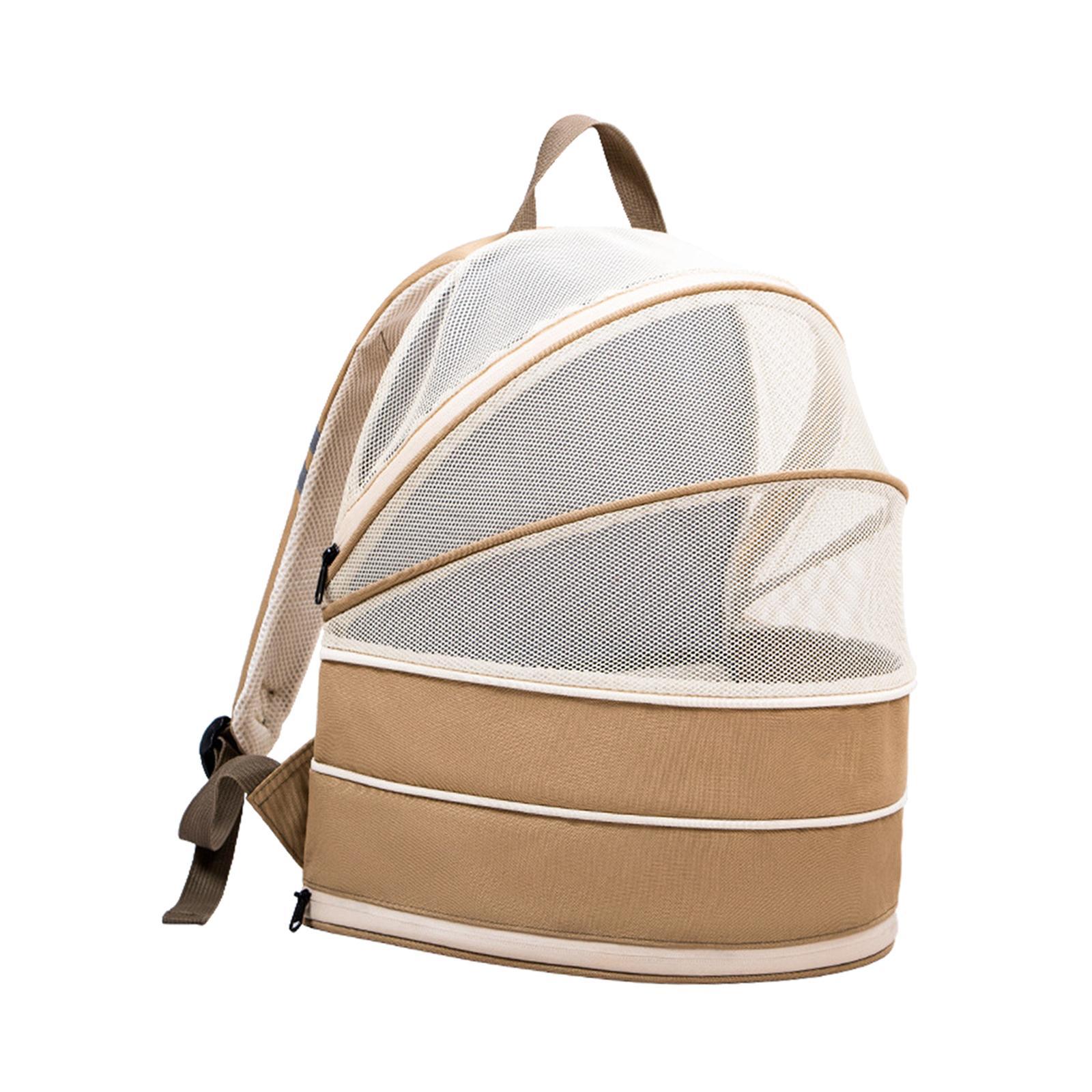 Pet Carrier Backpack Dog Cats Breathable Hiking Foldable Durable Travel Bag
