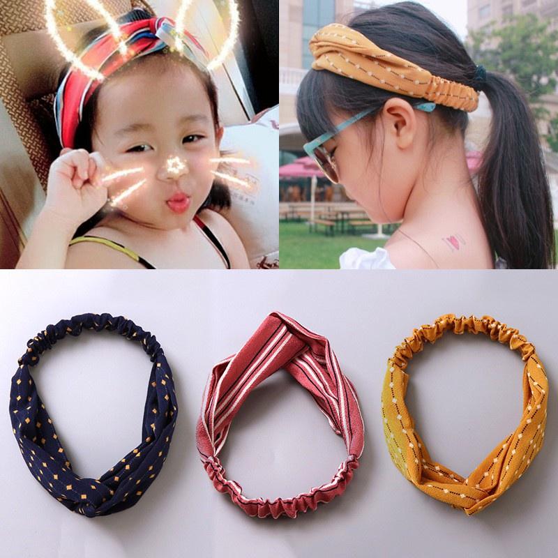 Turban bé gái - Turban cài tóc cho bé gái dễ thương