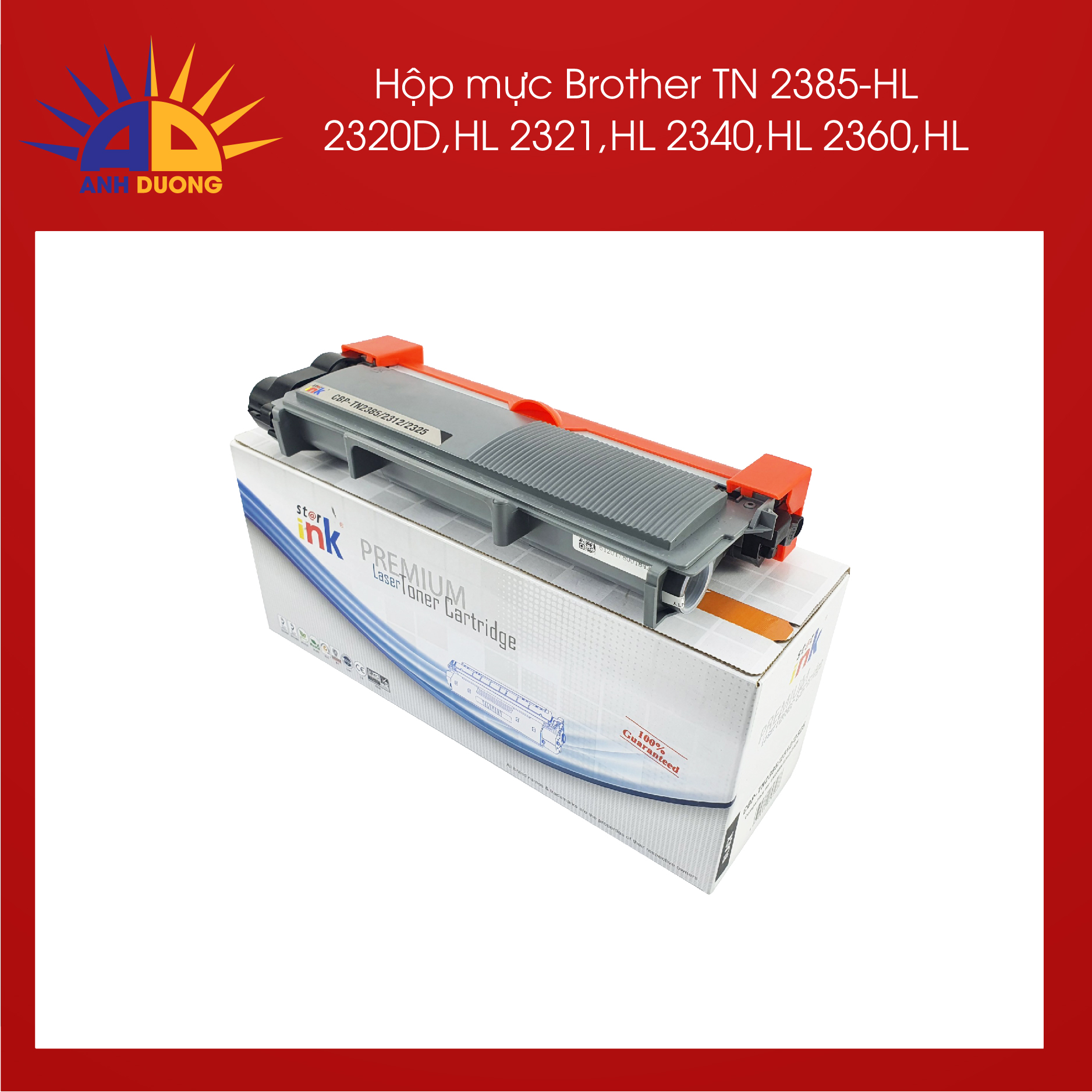 Hộp mực TN-2385 Star Ink dùng cho Brother laser TN2358/2320/2321/2720/252