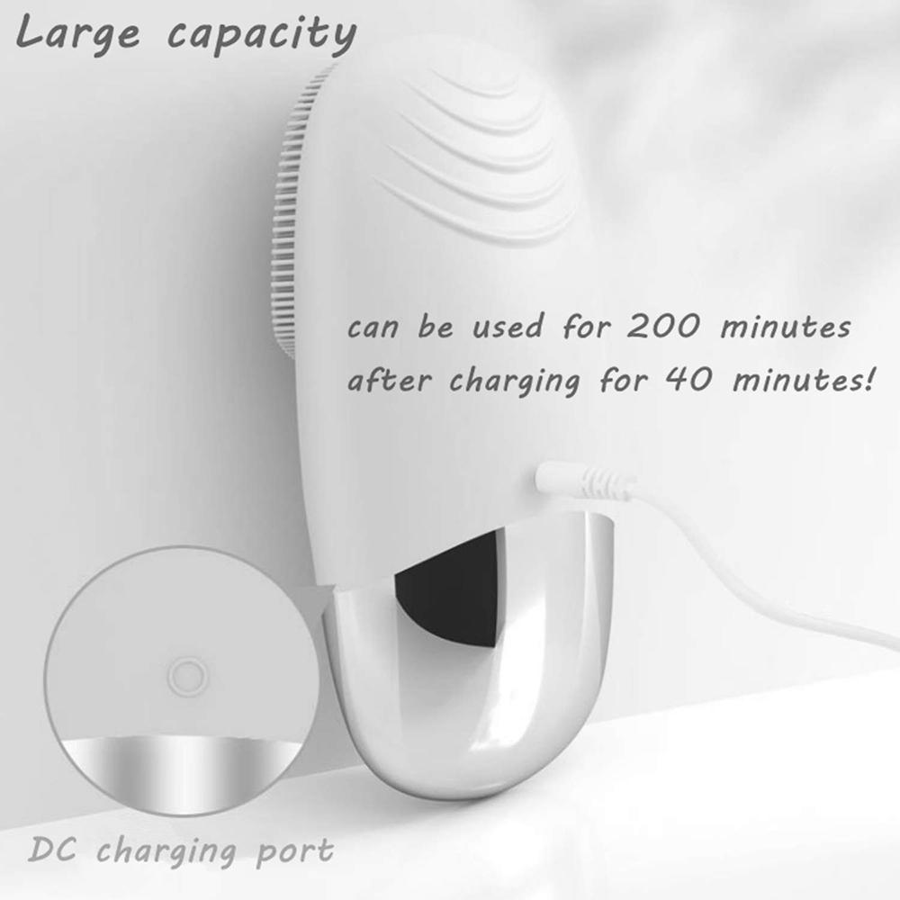MAXFRESH Làm Sạch Da Mặt Bàn Chải Silicon Chống Thấm Nước Máy Mát Xa Da Mặt Chà Rửa Loại Bỏ Mụn Đầu Đen Sâu Làm Sạch Và Tẩy Tế Bào Chết
