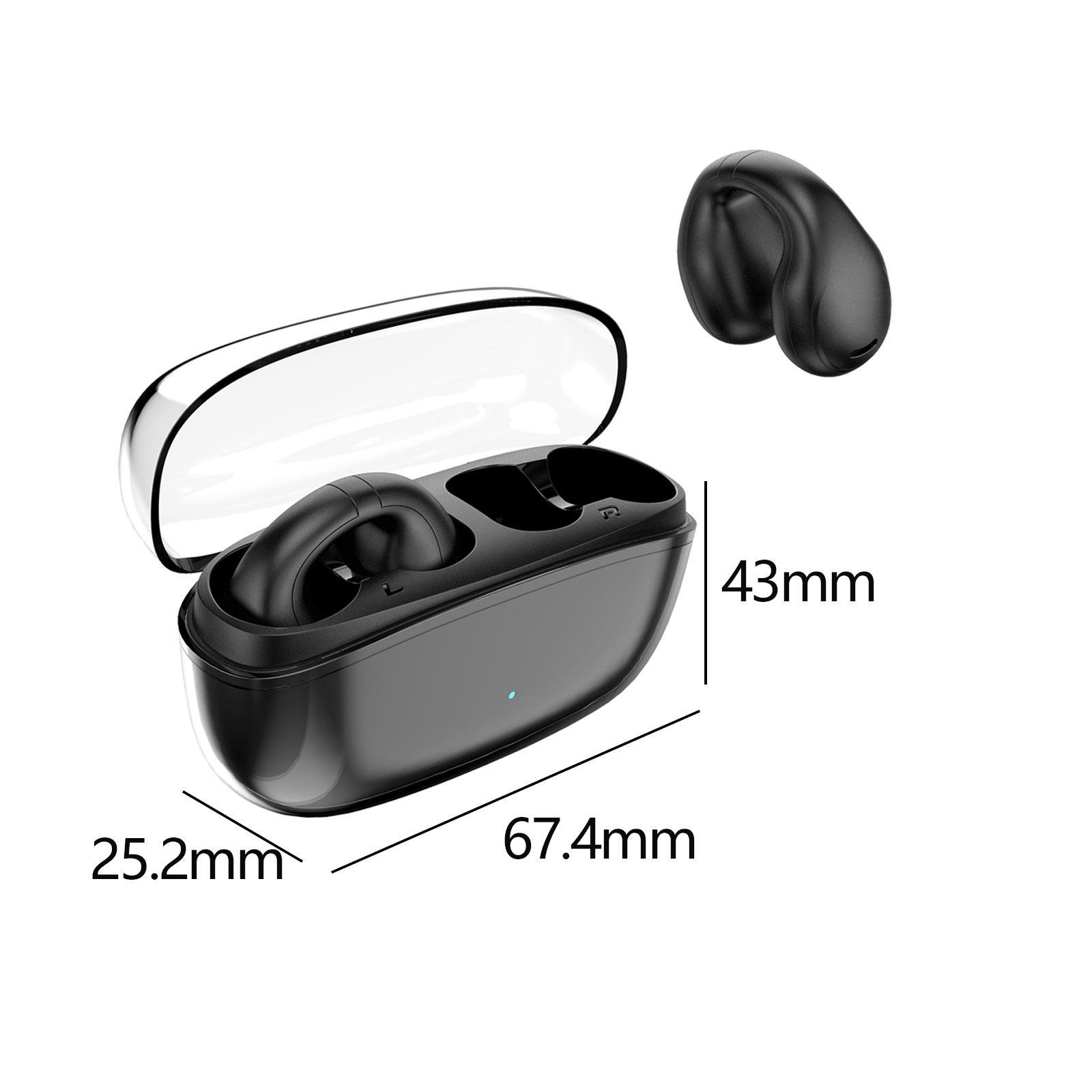 Wireless Ear Clip Headphone Low Latency Earphone for Running Driving Cycling