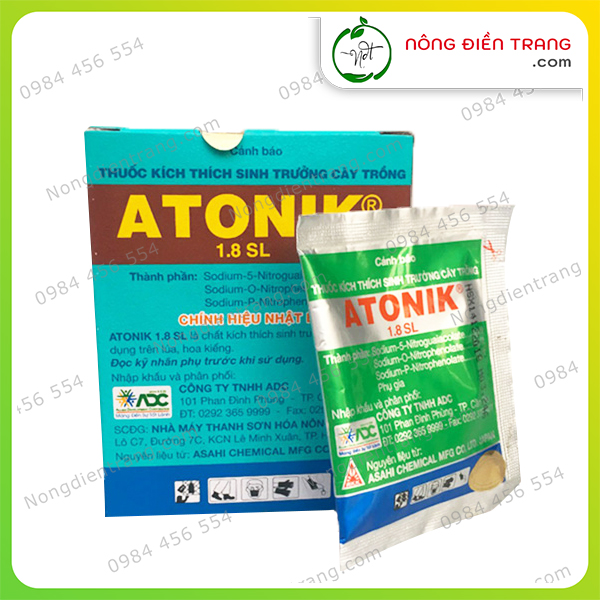 ATONIK 1.8 SL Kích thích sinh trưởng cây trồng - Gói 10ml - VTNN Nông Điền Trang