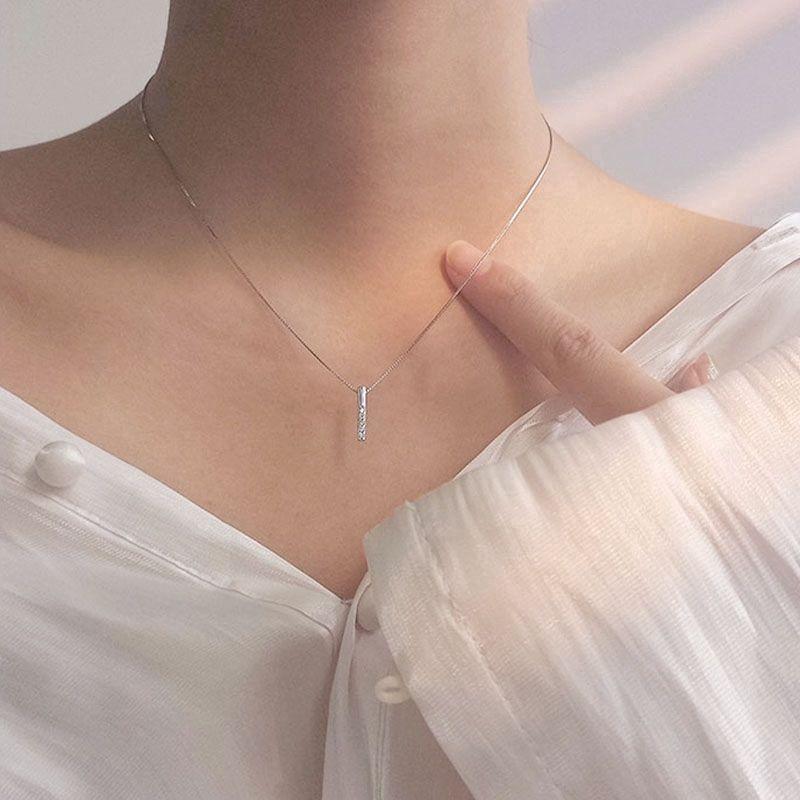 Dây chuyền Bạc Liền Mặt Basic