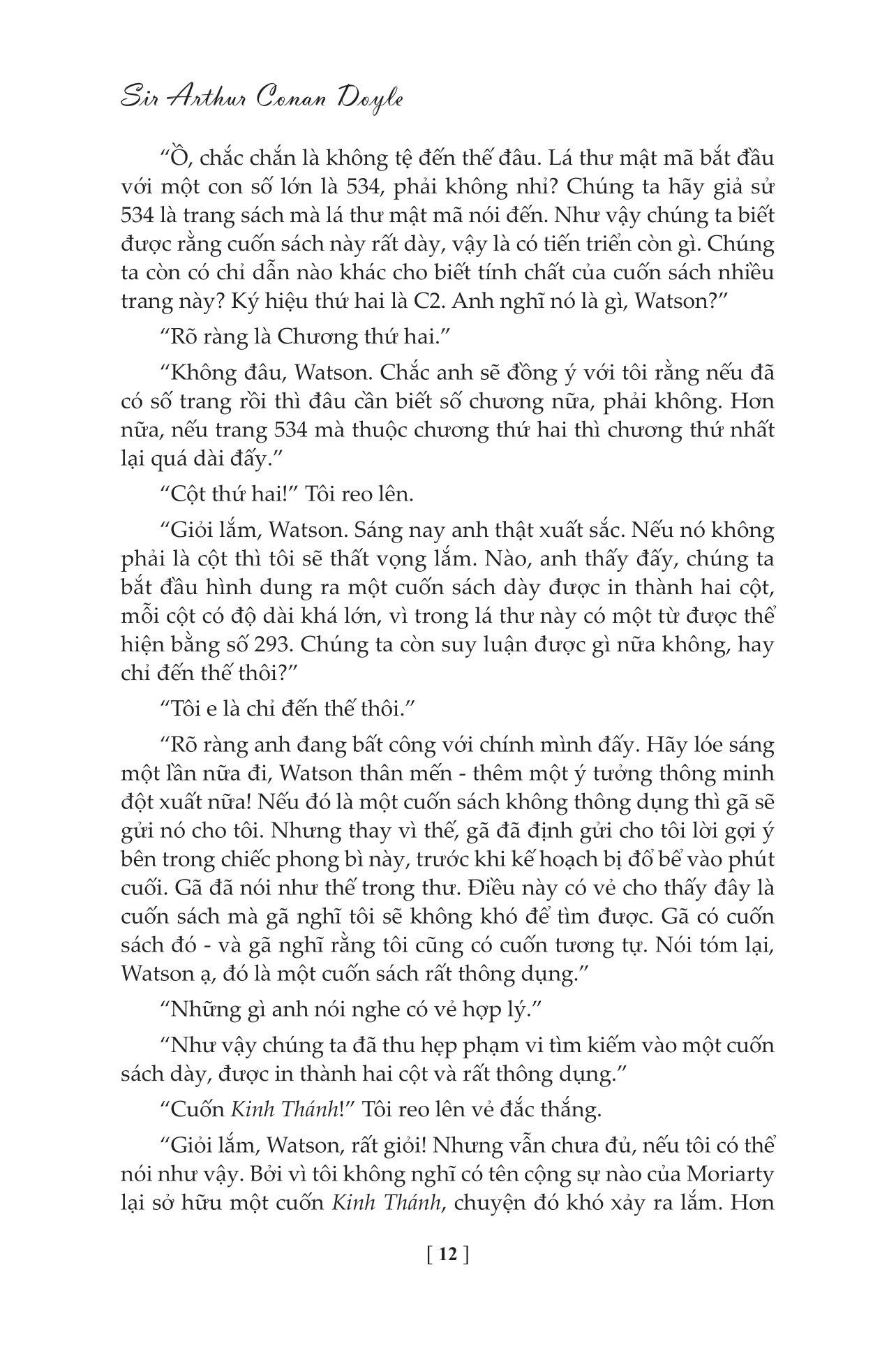 Sherlock Holmes Toàn Tập - Tập 3