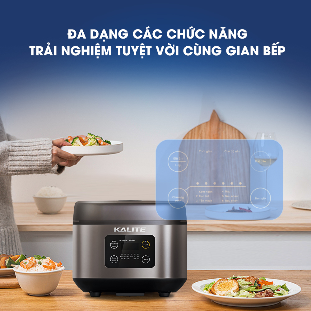 Nồi cơm điện đa năng Kalite KL-620 . Hàng chính hãng