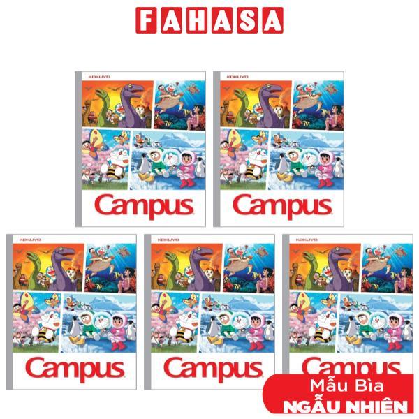 Combo 5 Tập Doraemon Wonderland - A5 4 Ô Ly 96 Trang ĐL 120g/m2 - Campus NB-ADWL96