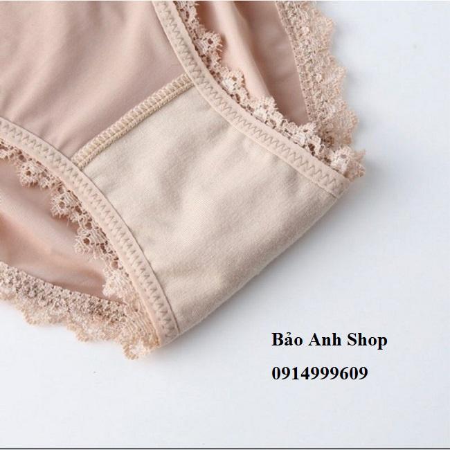 Quần lót dây mảnh chất liệu thun lạnh phối viền ren hàng cao cấp xuất Nhật