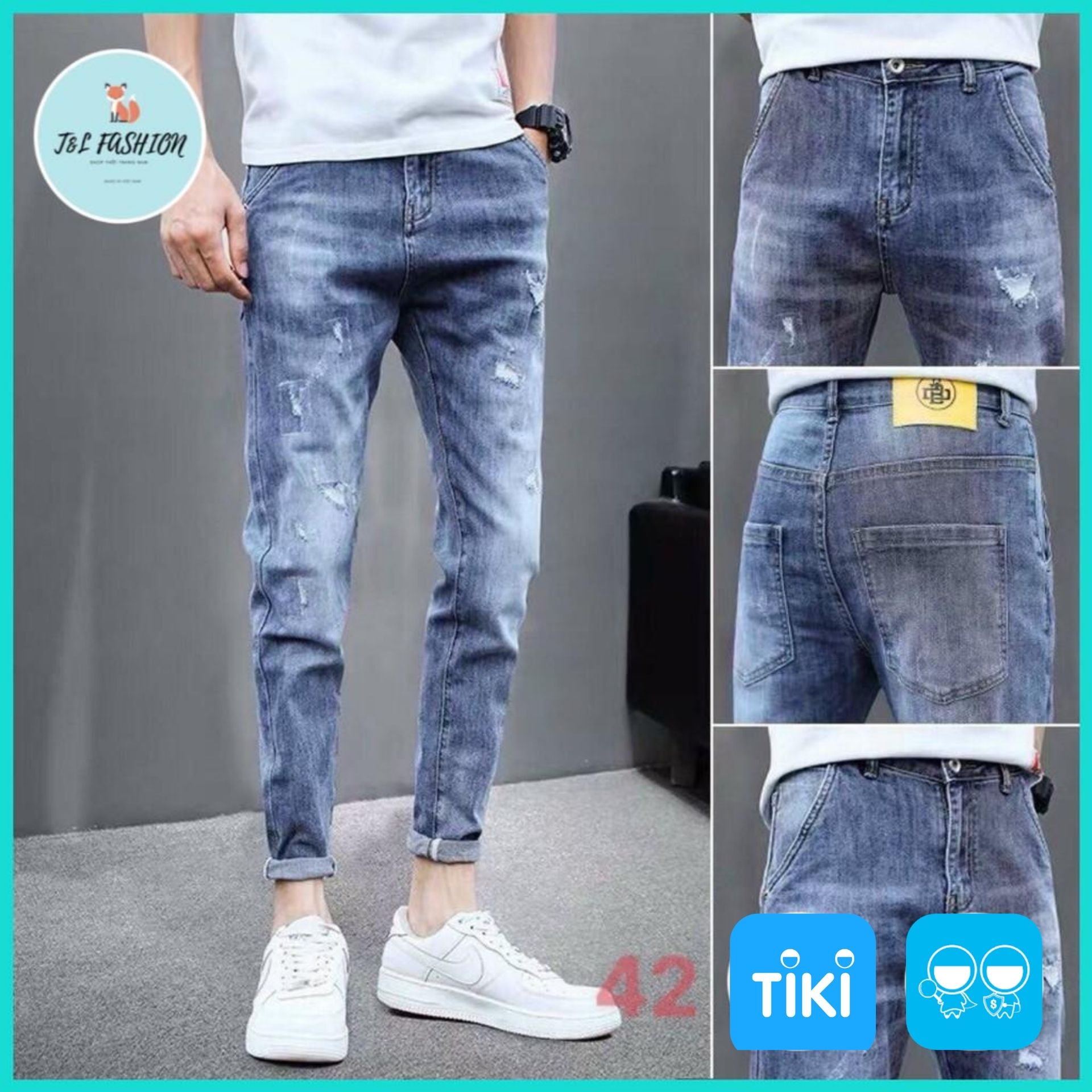 Quần Jean Nam, Quần Bò Nam kiểu mới hot trend phong cách hàn quốc msa5