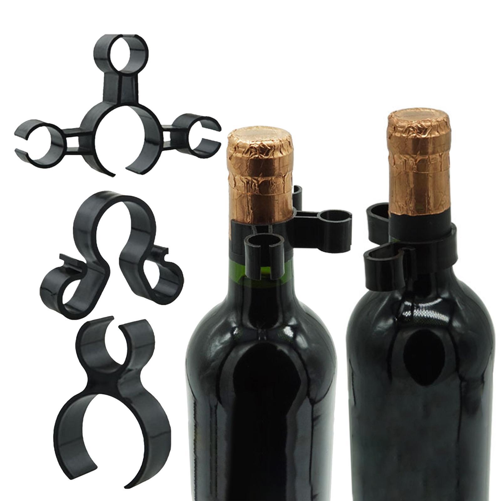 10x Champagne Bottle Clip Bottle Clip for Sparklers Christmas Bottles Service Sparklers Clips Party Supplies Bottle Sparklers Clip