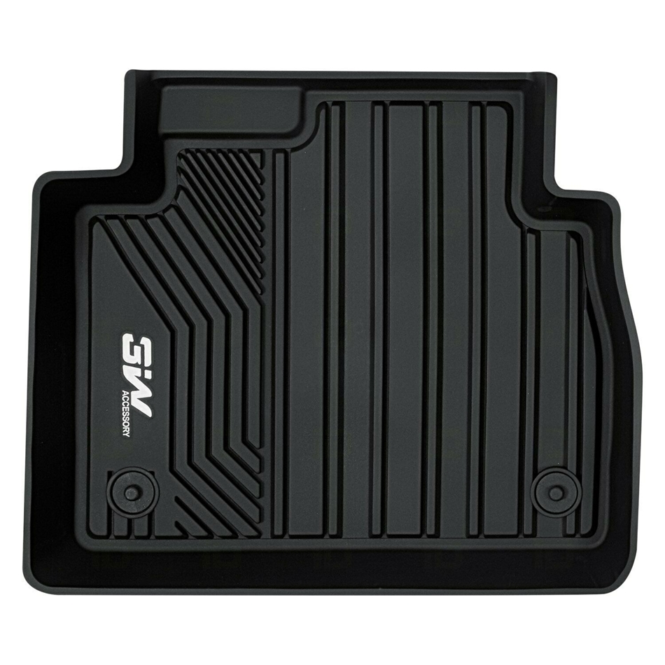 Thảm lót sàn xe ô tô  TOYOTA TUNDRA 2013- đến nay Nhãn hiệu Macsim 3W chất liệu nhựa TPE đúc khuôn cao cấp - màu đen