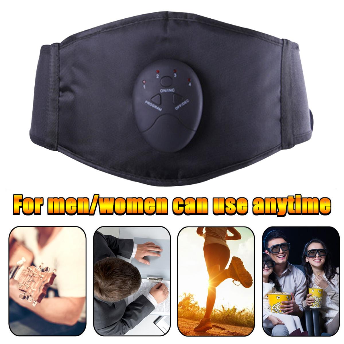 Rung Cơ Bụng Máy Bay Huấn Luyện Cơ Thể Giảm Béo ABS Máy Massage Bụng Máy Kích Thích Thắt Lưng Hỗ Trợ Đốt Cháy Mỡ Giảm Cân