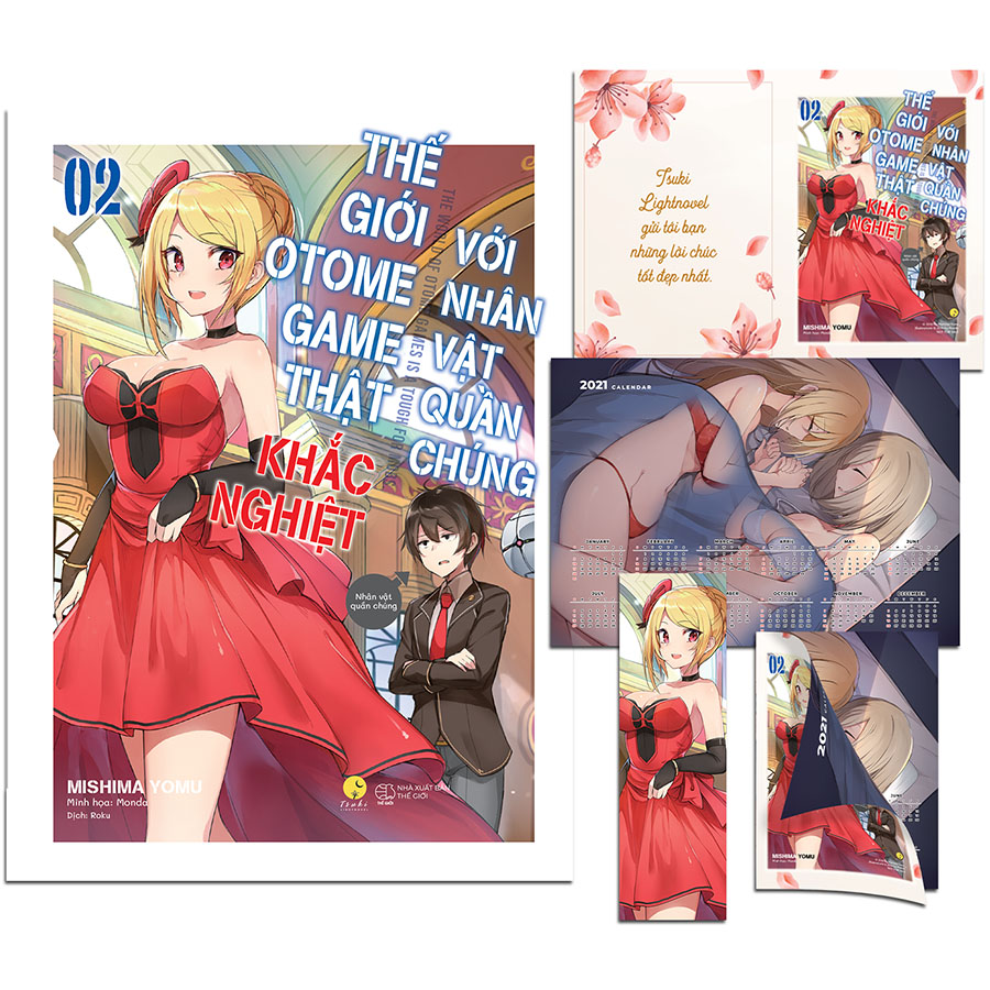 Thế Giới Otome Game Thật Khắc Nghiệt Với Nhân Vật Quần Chúng - Tập 2 (Tặng Kèm: 01 Postcard Lịch Gập 2 Mặt (22 x 16 cm) +  01 Bookmark)