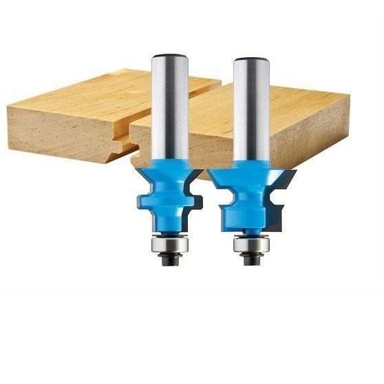 Bộ mũi phay gỗ ghép ván tường, ván sàn 15_40MM - Mủi lưỡi soi gỗ máy phay router cầm tay