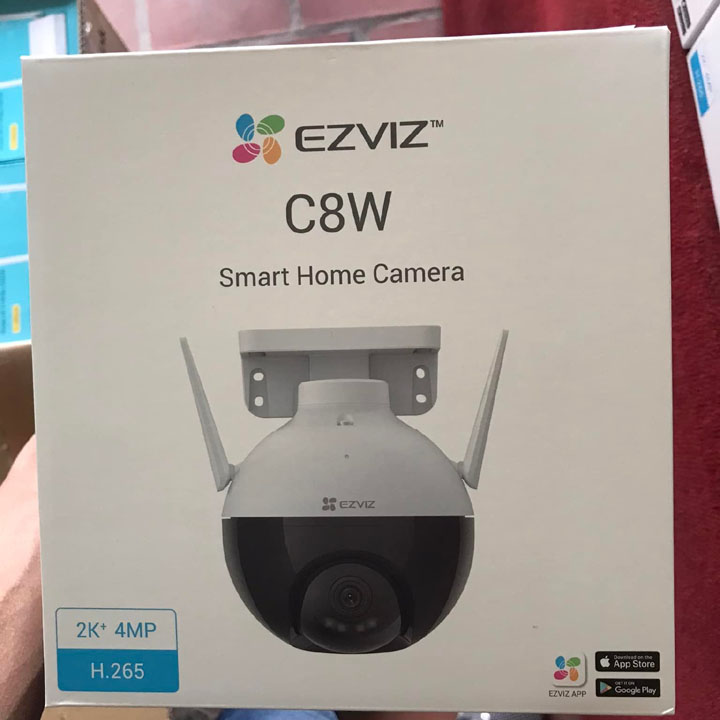 Camera IP Wifi quay quét ngoài trời 4MP EZVIZ C8W hàng chính hãng