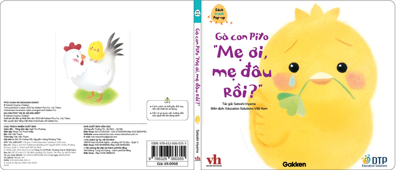Gà con Piyo &quot;Mẹ ơi, mẹ đâu rồi?&quot; - Sách tranh Pop-up