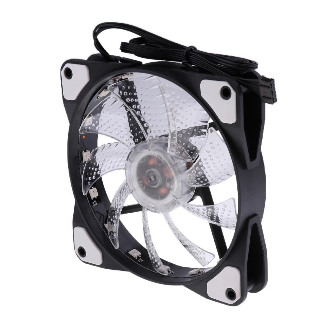 120mm Standard Case Fan Low Noise Cooler LED RGB Cooler For Computer Chasis