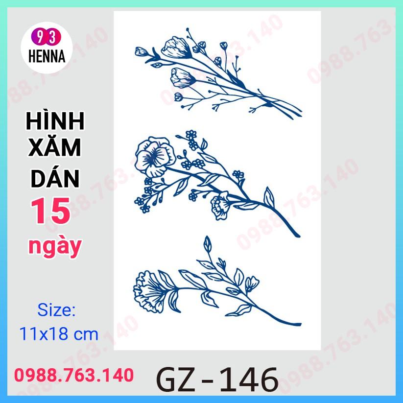 Hình Xăm Dán Tạm Thời 15 Ngày không thể tẩy rửa,hình sắc nét giống xăm thật 100