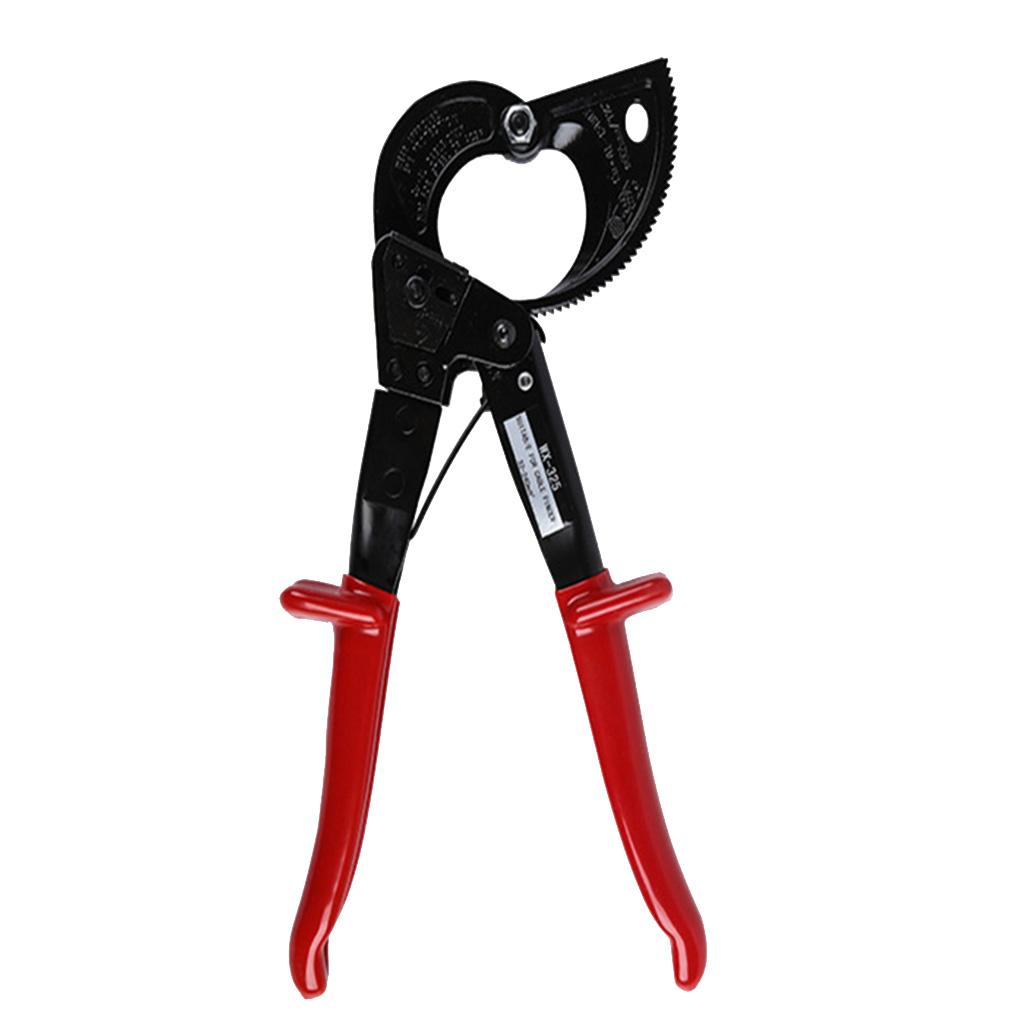 Tự Điều Chỉnh Ratchet Cắt Cáp Đục Được 240mm² Max Nhôm Dây Đồng Cắt HS-325A Cắt Dây Siết Tay dụng Cụ