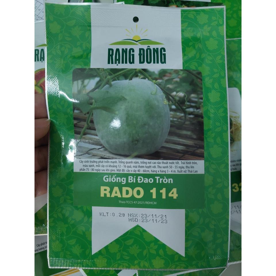 Hạt giống bí đao tròn Rado 112, đóng gói 0.2g
