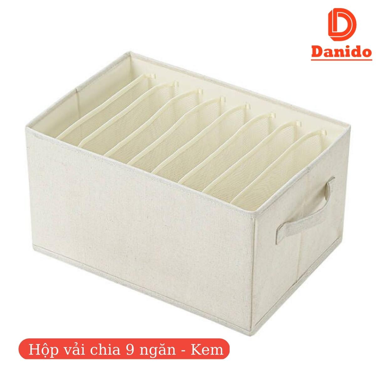 Hộp đựng quần áo chia 9 ngăn 16 ngăn bằng vải không dệt tiện lợi chính hãng D Danido