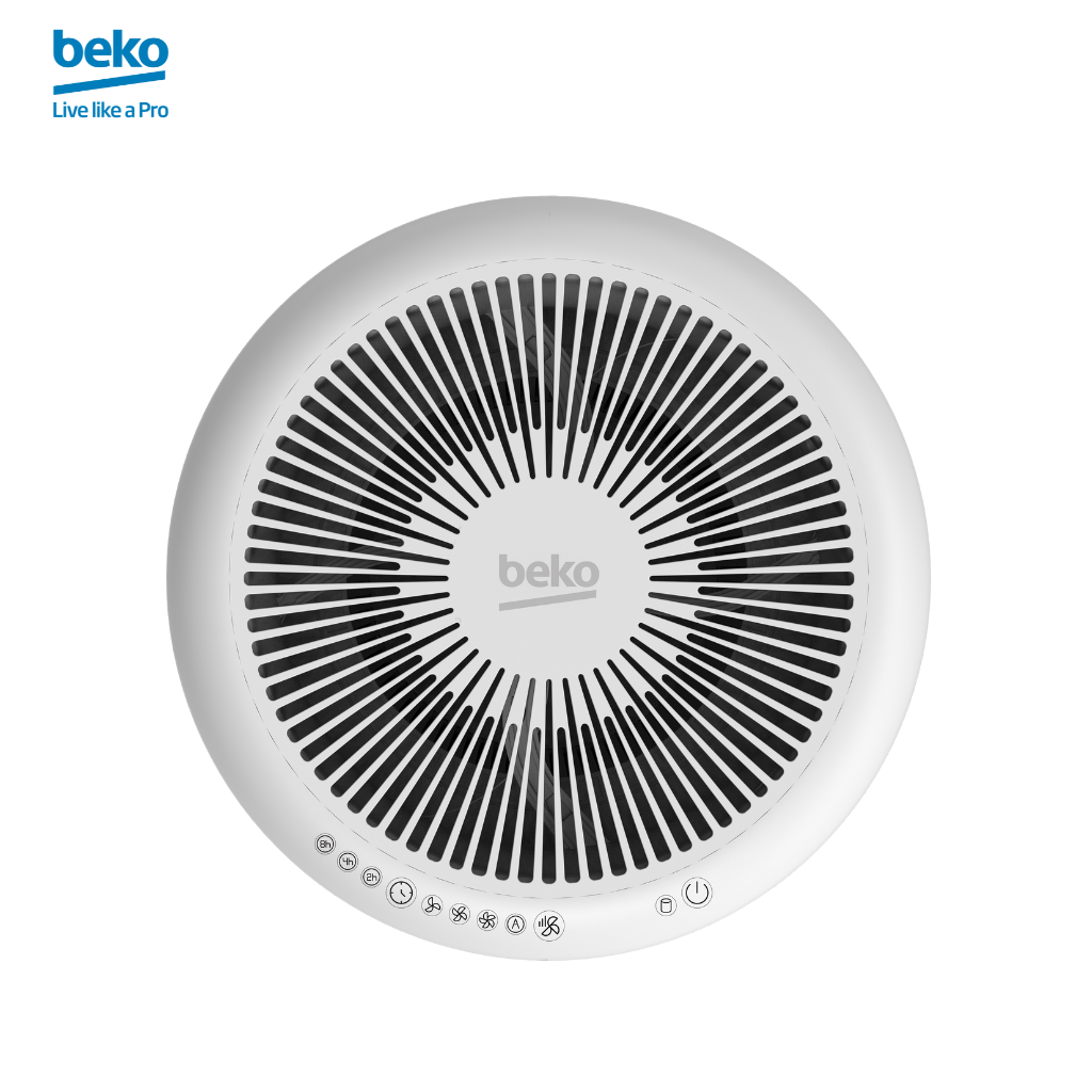 Máy Lọc Không Khí BEKO Bộ Lọc HEPA 13 Cao Cấp, Cảm Biến Bụi Mịn PM 2.5, Dành Cho Phòng 16-29m2 - ATP6100I - Hàng Chính Hãng