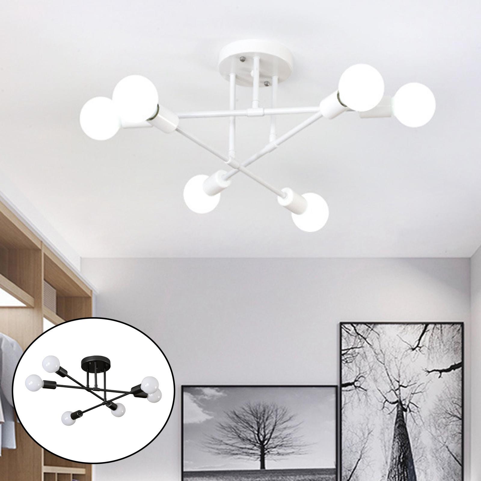 Ceiling Light Nordic Wrought Iron Chandelier Ceiling Lamp for Home Decor